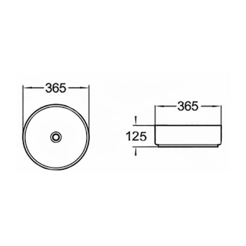 Mexen Clarisa umývadlo na dosku 36 x 36 cm, bielo/zlatá - 22073655