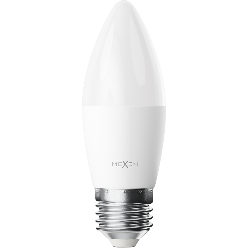 Mexen Nova 3x LED žiarovka E27, C37, 10W, Teplá - 3000K, 1055 lm - L102-E27-1030-01x03