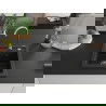 Mexen Vito granitový jednokomorový drez 520 x 490 mm, čierna/strieborná metalik - 6503521000-73
