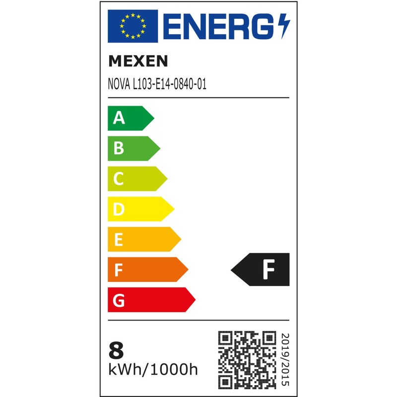 Mexen Nova 6x Žiarovka LED E14, R50, 8W, Neutrálna - 4000K, 840 lm - L103-E14-0840-01x06