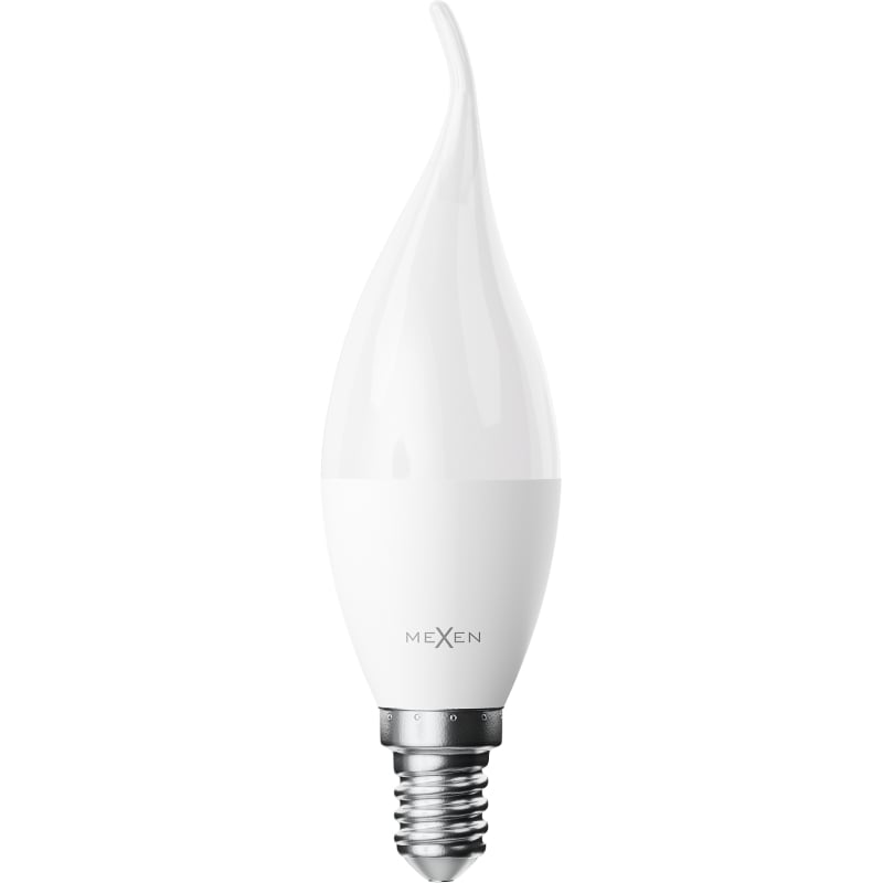 Mexen Nova 3x LED žiarovka plameň E14, C37, 8W, Teplá - 3000K, 840 lm - L106-E14-0830-01x03