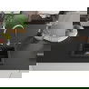 Mexen Milo granitový drez 1-komorový 435 x 410 mm, čierny/zlatý metalik, sifón chróm - 6505441000-75