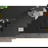 Mexen Milo granitový jednokomorový drez 435 x 410 mm, čierna/zlatá metalik - 6505441000-75