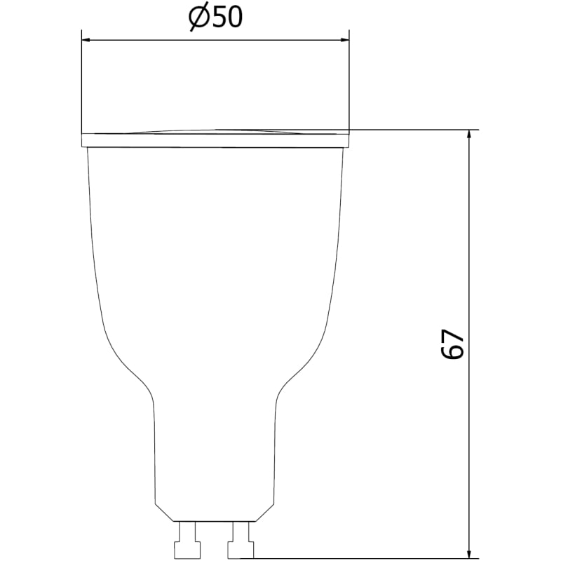 Mexen Nova 3x LED žiarovka GU10, 12W, Teplá - 3000K, 1260 lm - L108-GU10-1230-01x03