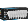 Mexen Nova 10x Žiarovka LED E27, A95, 25W, Studená - 6500K, 2625 lm - L100-E27-2565-01x10