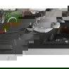 Mexen Cesar granitový jednokomorový drez s odkvapkávačom 775 x 470 mm, čierna - 6514771010-77