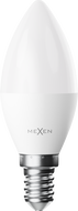 Mexen Nova 10x LED žiarovka E14, C37, 1W, Teplá - 3000K, 105 lm - L102-E14-0130-01x10