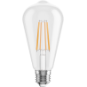 Mexen Vintis 3x LED žiarovka na vlákno E27, ST64, 8W, Teplá - 2200K, 1055 lm, číra - L152-E27-0822-00x03