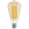 Mexen Vintis 3x LED filamentová žiarovka E27, ST64, 10W, Teplá - 2700K, 910 lm, jantárová - L152-E27-1027-50x03