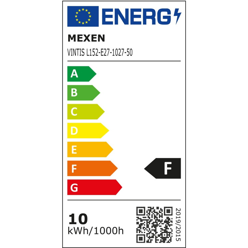 Mexen Vintis 3x LED filamentová žiarovka E27, ST64, 10W, Teplá - 2700K, 910 lm, jantárová - L152-E27-1027-50x03