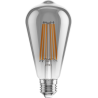 Mexen Vintis 3x Žiarovka filament LED E27, ST64, 10W, Teplá - 2700K, 780 lm, smoke - L152-E27-1027-70x03