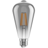 Mexen Vintis 6x Žiarovka filament LED E27, ST64, 4W, Teplá - 2200K, 300 lm, dymová - L152-E27-0422-70x06