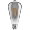 Mexen Vintis 10x LED vlákno žiarovka E27, ST64, 6W, Teplá - 2700K, 510 lm, dymová - L152-E27-0627-70x10