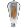 Mexen Vintis 10x žiarovka filament LED E27, ST64, 10W, Teplá - 2700K, 780 lm, dymová - L152-E27-1027-70x10