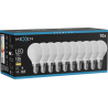 Mexen Nova 10x LED žiarovka E14, G45, 1W, Teplá - 3000K, 105 lm - L101-E14-0130-01x10