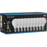 Mexen Nova 10x LED žiarovka E14, G45, 4W, Teplá - 3000K, 420 lm - L101-E14-0430-01x10