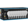 Mexen Nova 10x LED žiarovka E14, G45, 5W, Teplá - 3000K, 525 lm - L101-E14-0530-01x10
