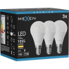 Mexen Nova 3x LED žiarovka E14, G45, 10W, Teplá - 3000K, 1055 lm - L101-E14-1030-01x03