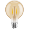 Mexen Vintis 3x Žiarovka filament LED E27, G80, 2W, Teplá - 2200K, 180 lm, amber - L155-E27-0222-50x03