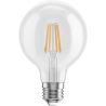 Mexen Vintis 3x LED žiarovka s vláknom E27, G80, 4W, Teplá - 2700K, 470 lm, číra - L155-E27-0427-00x03