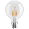 Mexen Vintis 6x LED žiarovka vlákno E27, G80, 8W, Teplá - 2700K, 1055 lm, číra - L155-E27-0827-00x06