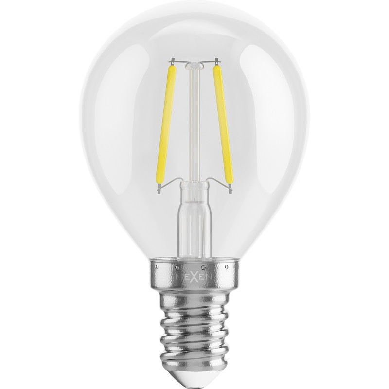 Mexen Vintis 6x žiarovka filament LED E14, G45, 2W, Neutrálna - 4000K, 240 lm, číra - L156-E14-0240-00x06