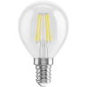 Mexen Vintis 10x Žiarovka filament LED E14, G45, 4W, Studená - 6500K, 470 lm, číra - L156-E14-0465-00x10
