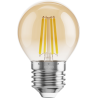 Mexen Vintis 6x LED filamentová žiarovka E27, G45, 4W, Teplá - 2200K, 400 lm, jantárová - L156-E27-0422-50x06