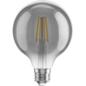 Mexen Vintis 6x LED žiarovka filament E27, G95, 4W, Teplá - 2200K, 280 lm, dymová - L157-E27-0422-70x06