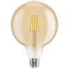 Mexen Vintis 6x žiarovka filament LED E27, G125, 4W, Teplá - 2200K, 400 lm, jantárová - L158-E27-0422-50x06