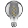 Mexen Vintis 10x žiarovka filament špirála LED E27, G80, 2W, Teplá - 2200K, 100 lm, dymová - L165-E27-0222-70x10