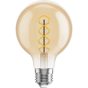 Mexen Vintis 10x Žiarovka filament špirála LED E27, G80, 4W, Teplá - 2200K, 360 lm, jantárová - L165-E27-0422-50x10