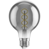 Mexen Vintis 10x Žiarovka filament špirála LED E27, G80, 4W, Teplá - 2700K, 220 lm, dymové sklo - L165-E27-0427-70x10
