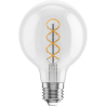 Mexen Vintis 6x Žiarovka filament špirála LED E27, G80, 6W, Teplá - 2700K, 630 lm, číra - L165-E27-0627-00x06