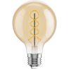 Mexen Vintis 10x žiarovka filament špirála LED E27, G80, 8W, Teplá - 2200K, 600 lm, jantárová - L165-E27-0822-50x10