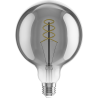 Mexen Vintis 6x Žiarovka filament špirála LED E27, G125, 8W, Teplá - 2200K, 450 lm, dymová - L168-E27-0822-70x06