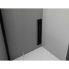 Mexen Exo-F 3S Sprchový kút 3-stenný skladací 70 x 70 cm, transparentný, čierny - 816-070-070-70-00-3S