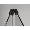 Mexen Exo-F 3S sprchový kút 3-stranný skladací 80 x 95 cm, transparentný, čierny - 816-080-095-70-00-3S