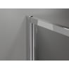 Mexen Exo-3S trojstranná sprchová kabína s výklopnými dverami 80 x 80 cm, priehľadná, chróm - 817-080-080-01-00-3S