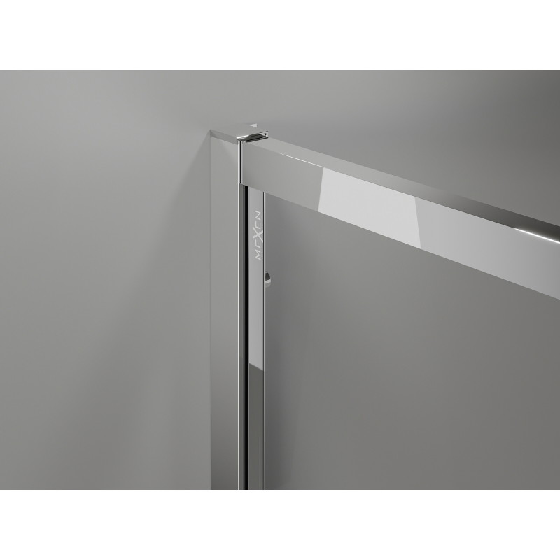 Mexen Exo-R 3S sprchová kabína 3-stenová otvárateľná 150 x 75 cm, transparentná, chrómová - 819-150-075-01-00-3S