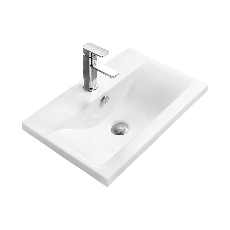 Mexen Emma umývadlo zapustené do dosky 61 x 39 cm, biela 25056100