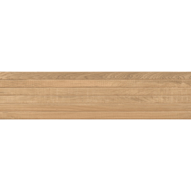 Mexen Western Wood Mandľový glazovaný gres rek. G1, drevopodobná nástenná dlaždica 120 x 30 cm, mat - TL702-120-030-50