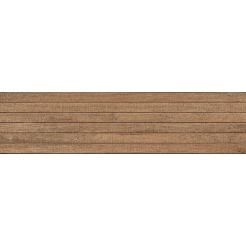 Mexen Western Wood Bruno glazúrovaný rektifikovaný gres G1, dlaždice na podlahu a stenu drevopodobná 120 x 30 cm, matná