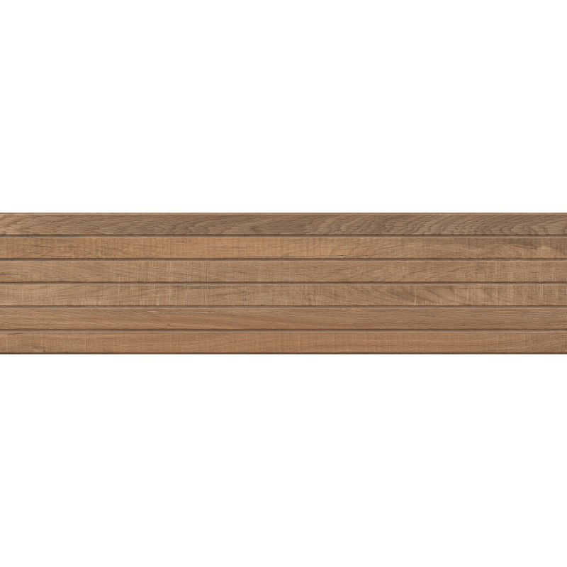 Mexen Western Wood Bruno glazúrovaný rektifikovaný gres G1, dlaždice na podlahu a stenu drevopodobná 120 x 30 cm, matná
