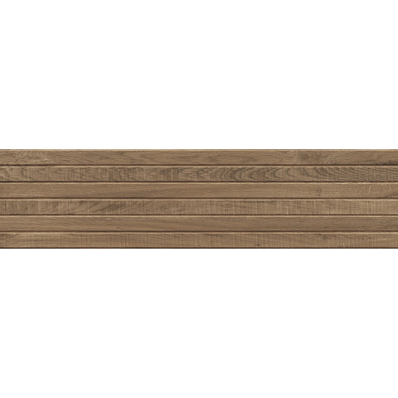 Mexen Western Wood Naturálny glazovaný rekt. G1, drevodekoratívna nástenná dlaždica 120 x 30 cm, matná - TL702-120-030-53