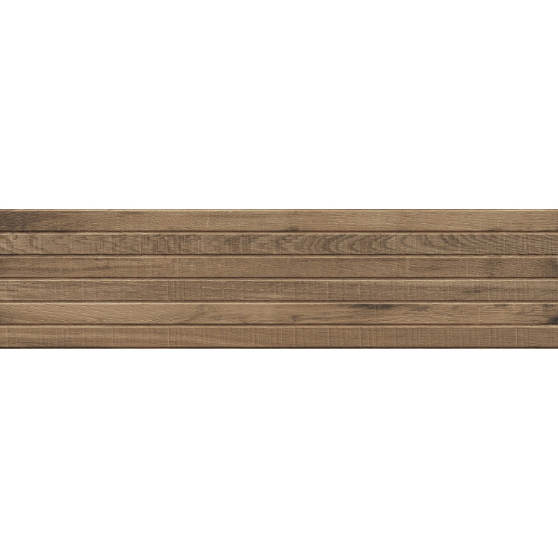 Mexen Western Wood Naturálny glazovaný rekt. G1, drevodekoratívna nástenná dlaždica 120 x 30 cm, matná - TL702-120-030-53