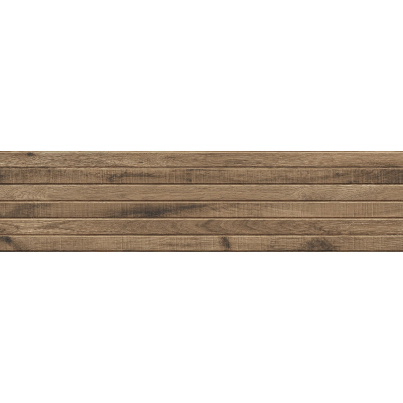 Mexen Western Wood Naturálny glazovaný rekt. G1, drevodekoratívna nástenná dlaždica 120 x 30 cm, matná - TL702-120-030-53