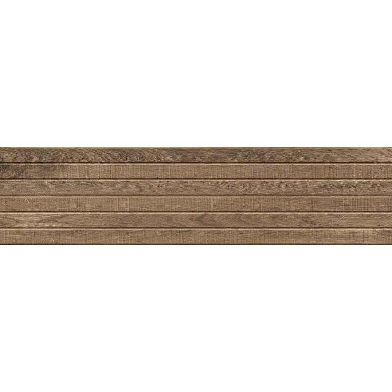Mexen Western Wood Naturálny glazovaný rekt. G1, drevodekoratívna nástenná dlaždica 120 x 30 cm, matná - TL702-120-030-53