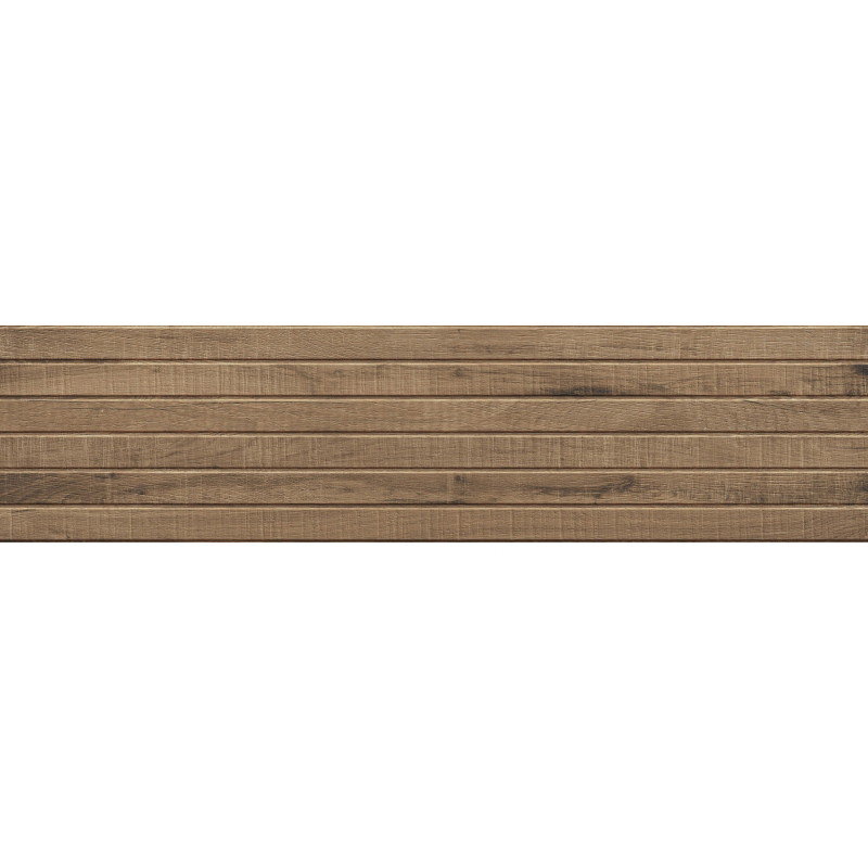 Mexen Western Wood Naturálny glazovaný rekt. G1, drevodekoratívna nástenná dlaždica 120 x 30 cm, matná - TL702-120-030-53