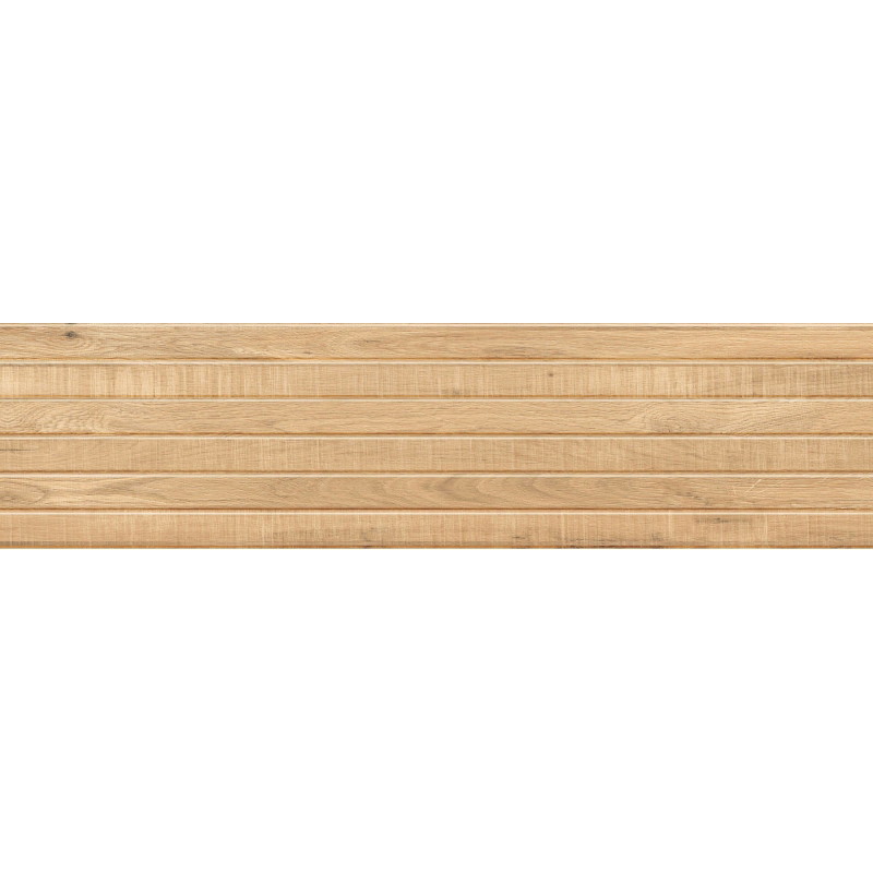 Mexen Western Wood Béžový, glazovaný rektifikovaný gres G1, drevopodobná nástenná dlaždica 120 x 30 cm, matný